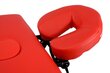 Taitettava hierontapöytä Bodyfit, punainen hinta ja tiedot | Hierontatuotteet | hobbyhall.fi