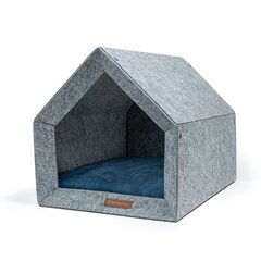 Rexproduct Pet Nest kennel, M, harmaa/sininen hinta ja tiedot | Pedit ja pesät | hobbyhall.fi