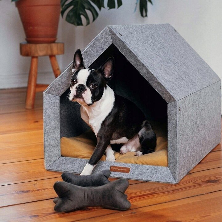 Rexproduct Pet Nest kennel, M, harmaa/sininen hinta ja tiedot | Pedit ja pesät | hobbyhall.fi