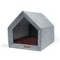 Rexproduct lemmikkipesä Kennel, M, harmaa/punaviini hinta ja tiedot | Pedit ja pesät | hobbyhall.fi