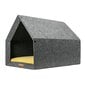 Rexproduct Pet Nest kennel, L, harmaa/keltainen hinta ja tiedot | Pedit ja pesät | hobbyhall.fi