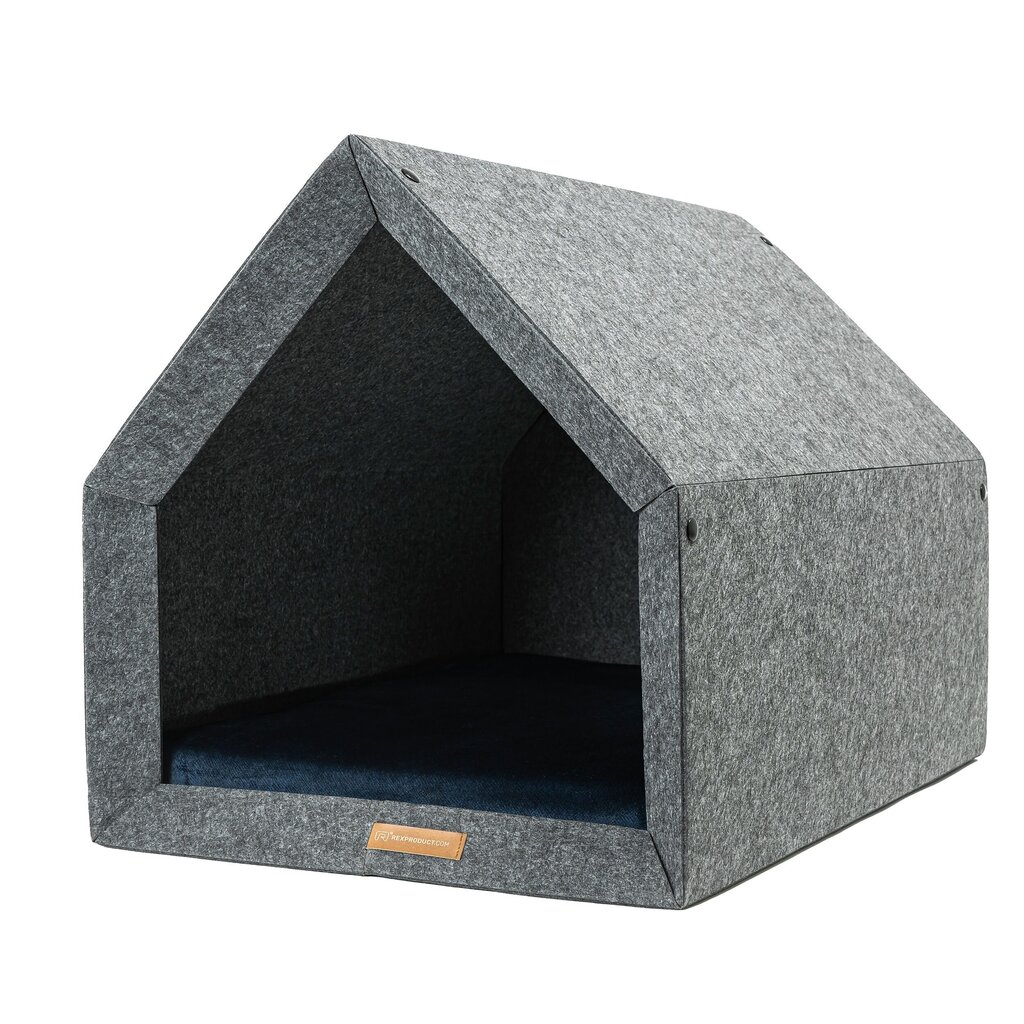 Rexproduct Pet Nest kennel, S, harmaa/sininen hinta ja tiedot | Pedit ja pesät | hobbyhall.fi