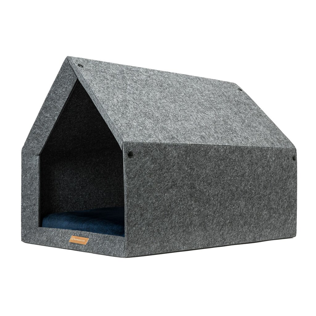 Rexproduct lemmikkipesä Kennel, M, harmaa/sininen hinta ja tiedot | Pedit ja pesät | hobbyhall.fi