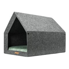 Rexproductin lemmikkieläinten pesä Kennel, L, harmaa/vihreä hinta ja tiedot | Rexproduct Koirat | hobbyhall.fi