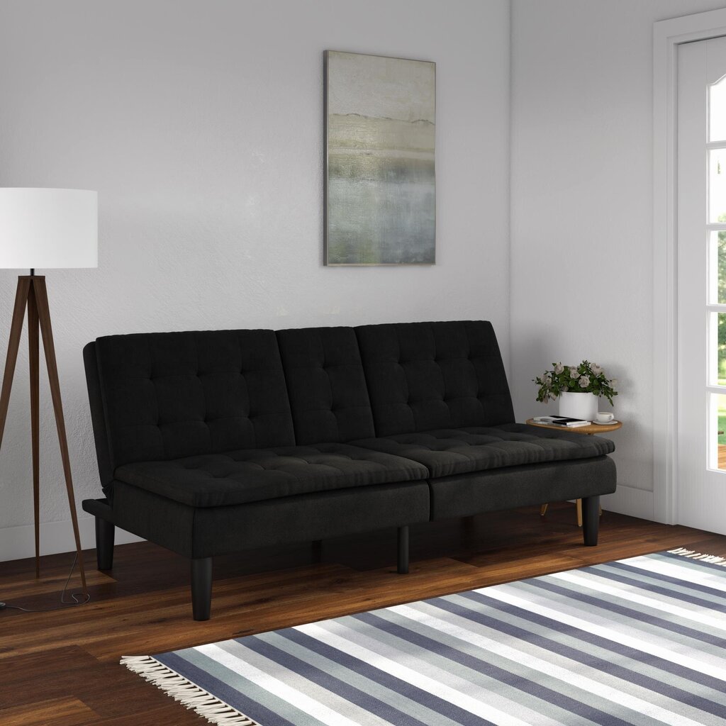 Dorel Home Memory -sohva, musta hinta ja tiedot | Sohvat ja vuodesohvat | hobbyhall.fi