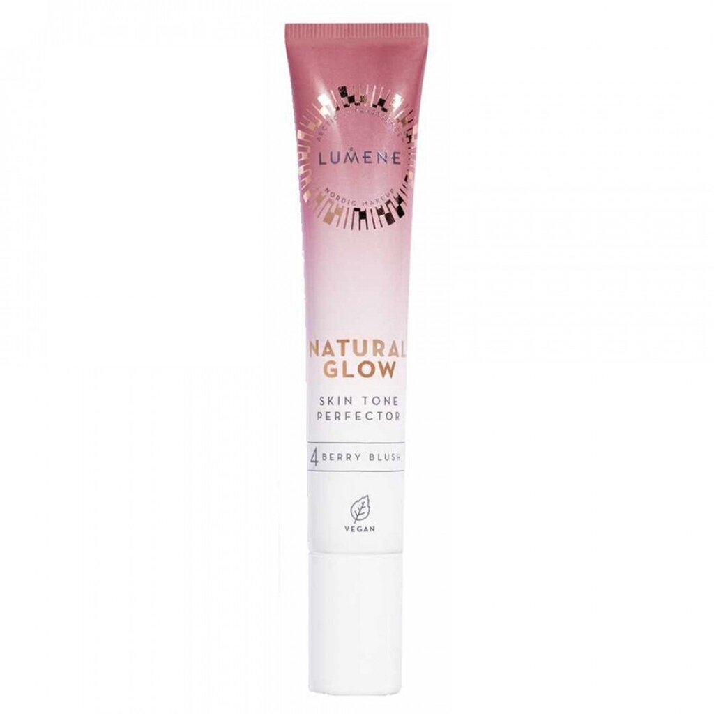 Lumene Skin Tone Perfector -hehkuvoide, Berry Blush 04, 20 ml. hinta ja tiedot | Aurinkopuuterit ja poskipunat | hobbyhall.fi