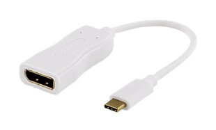 Deltaco USBC-DP1, USB 3.1 C hinta ja tiedot | Puhelinkaapelit | hobbyhall.fi