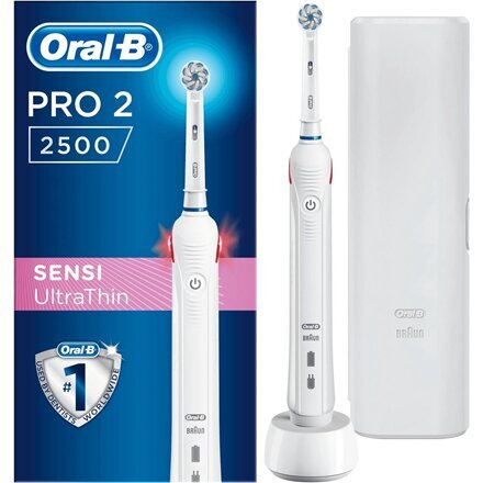 Oral-B Pro 2 2500 Sensi UltraThin hinta ja tiedot | Sähköhammasharjat | hobbyhall.fi