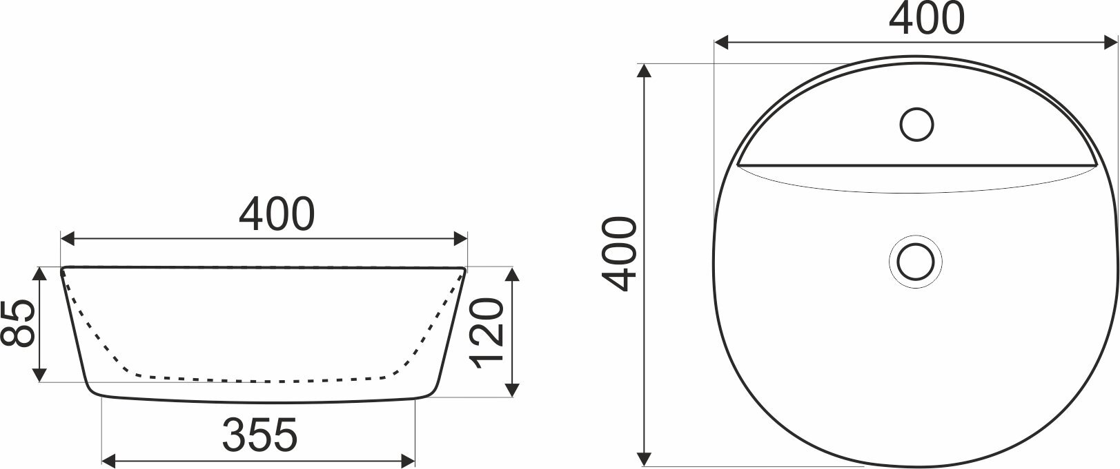 Kerra KR 850 -pesuallas, keramiikkaa, valkoinen hinta ja tiedot | Pesualtaat | hobbyhall.fi