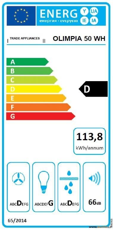 Allenzi Olimpia 50 W hinta ja tiedot | Liesituulettimet | hobbyhall.fi