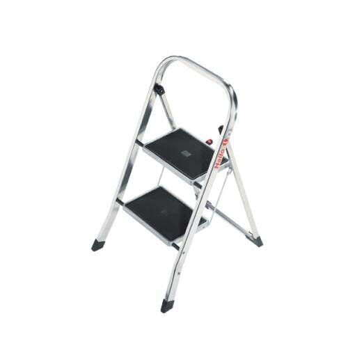 Taitettava tuoli-portaat K60 StandardLine / alumiini / 2 askelmaa, turvakahvalla hinta ja tiedot | Tikkaat | hobbyhall.fi
