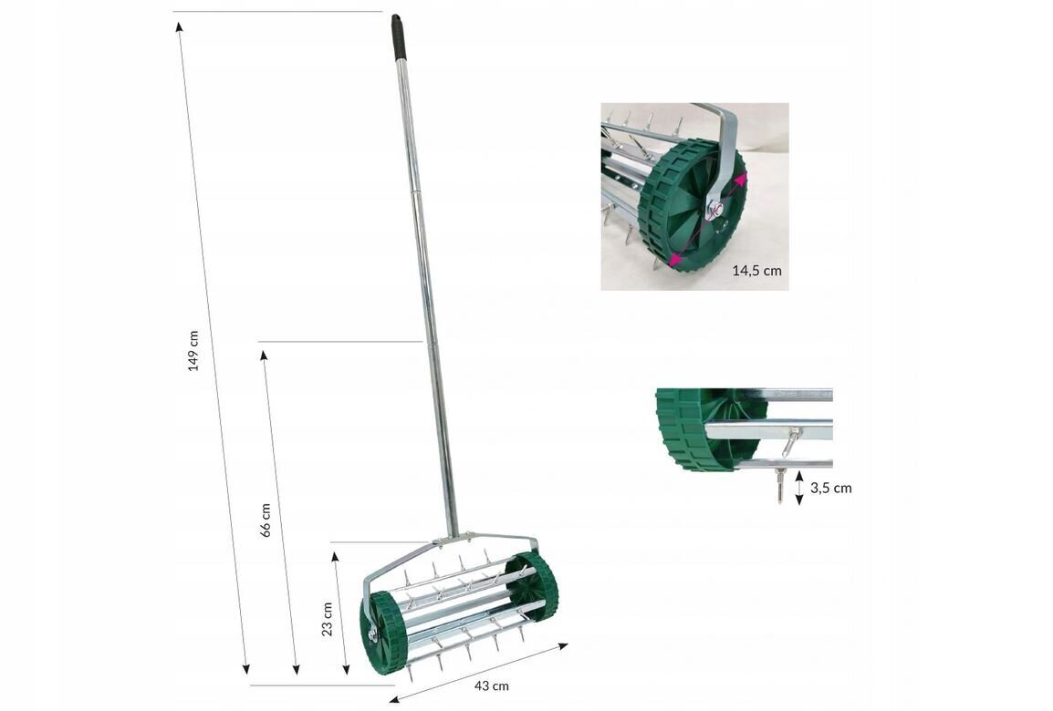 Käsikäyttöinen nurmikon ilmaaja hinta ja tiedot | Puutarhatyökalut | hobbyhall.fi