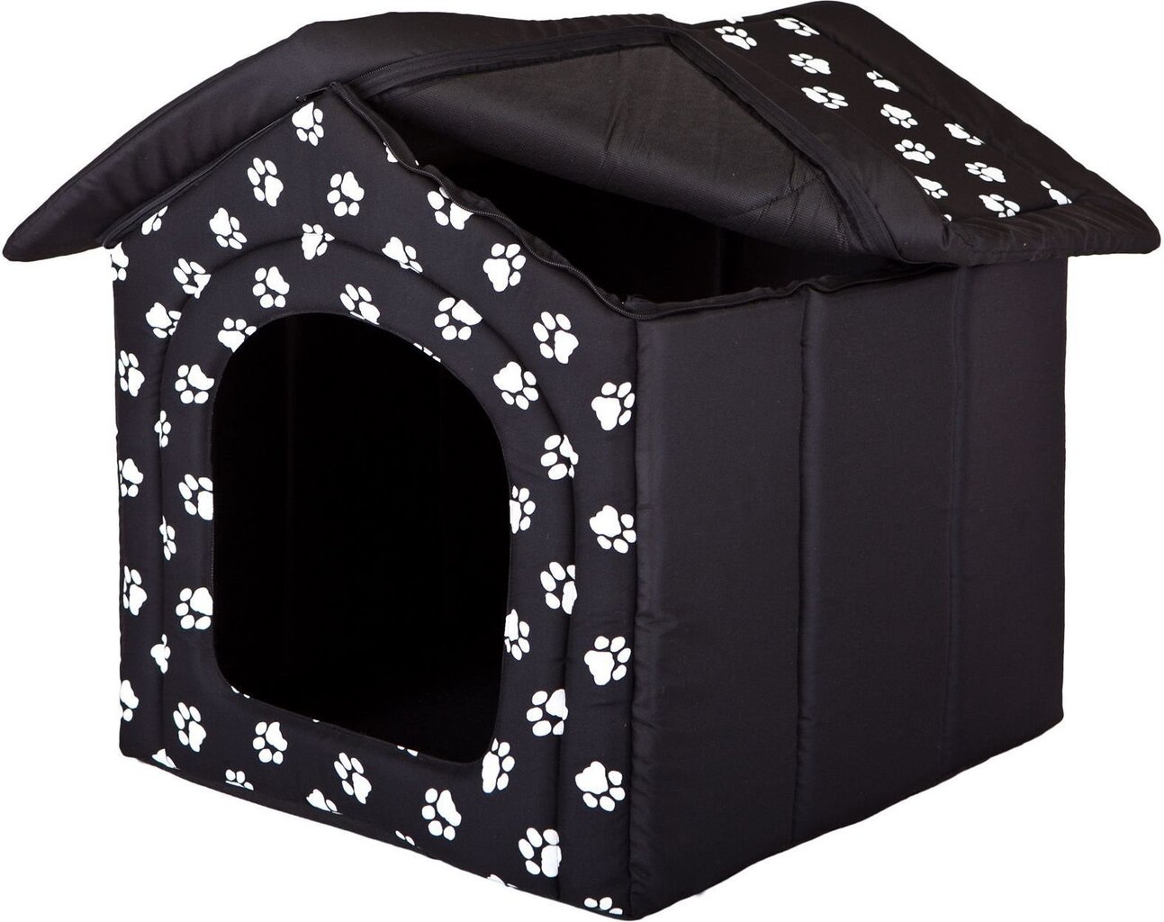 Lemmikin peti Hobbydog R6 tassut, 76x72x74 cm, musta hinta ja tiedot | Pedit ja pesät | hobbyhall.fi