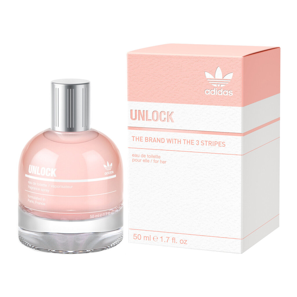 Adidas Unlock for Her EDT Naisille 50 ml hinta ja tiedot | Naisten hajuvedet | hobbyhall.fi