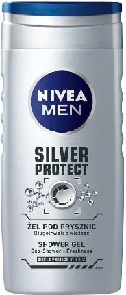 Miesten suihkugeeli NIVEA MEN SILVER PROTECT, 250ml hinta ja tiedot | Suihkusaippuat ja suihkugeelit | hobbyhall.fi