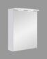 Kylpyhuonekaappi Bruno, 50x62x24 cm, valkoinen hinta ja tiedot | Kylpyhuonekaapit | hobbyhall.fi