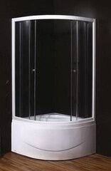 AA90 FABRIC -suihkukaappi, 900 x 900 x 2000 mm, matta hinta ja tiedot | Suihkukaapit ja suihkunurkat | hobbyhall.fi