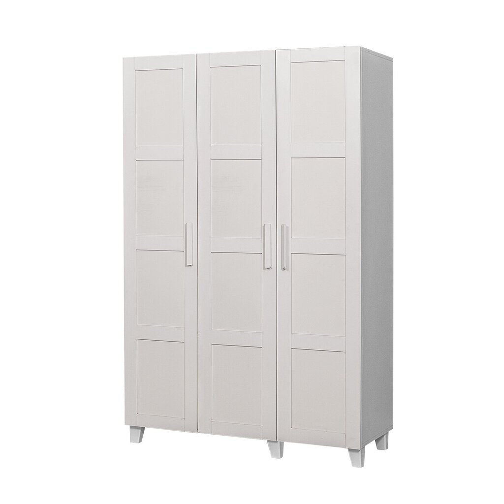 Vaatekaappi Kalune Design Wardrobe 869 (III), 120 cm, valkoinen hinta ja tiedot | Kaapit | hobbyhall.fi