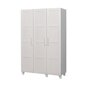 Vaatekaappi Kalune Design Wardrobe 869 (III), 120 cm, valkoinen hinta ja tiedot | Kaapit | hobbyhall.fi