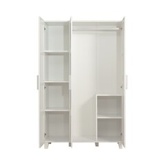 Vaatekaappi Kalune Design Wardrobe 869 (III), 120 cm, valkoinen hinta ja tiedot | Kaapit | hobbyhall.fi