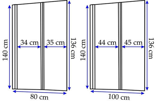 REA Agat 100 -ammeseinä, 140 x 100 cm, karkaistu lasi, kirkas hinta ja tiedot | Kylpyhuonetarvikkeet | hobbyhall.fi