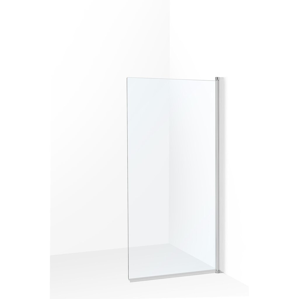 Kerra Cristal 3 -kylpyseinä, 140 x 80 cm, karkaistu lasi, kirkas hinta ja tiedot | Kylpyhuonetarvikkeet | hobbyhall.fi