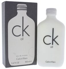 Calvin Klein CK All EDT unisex 100 ml hinta ja tiedot | Naisten hajuvedet | hobbyhall.fi
