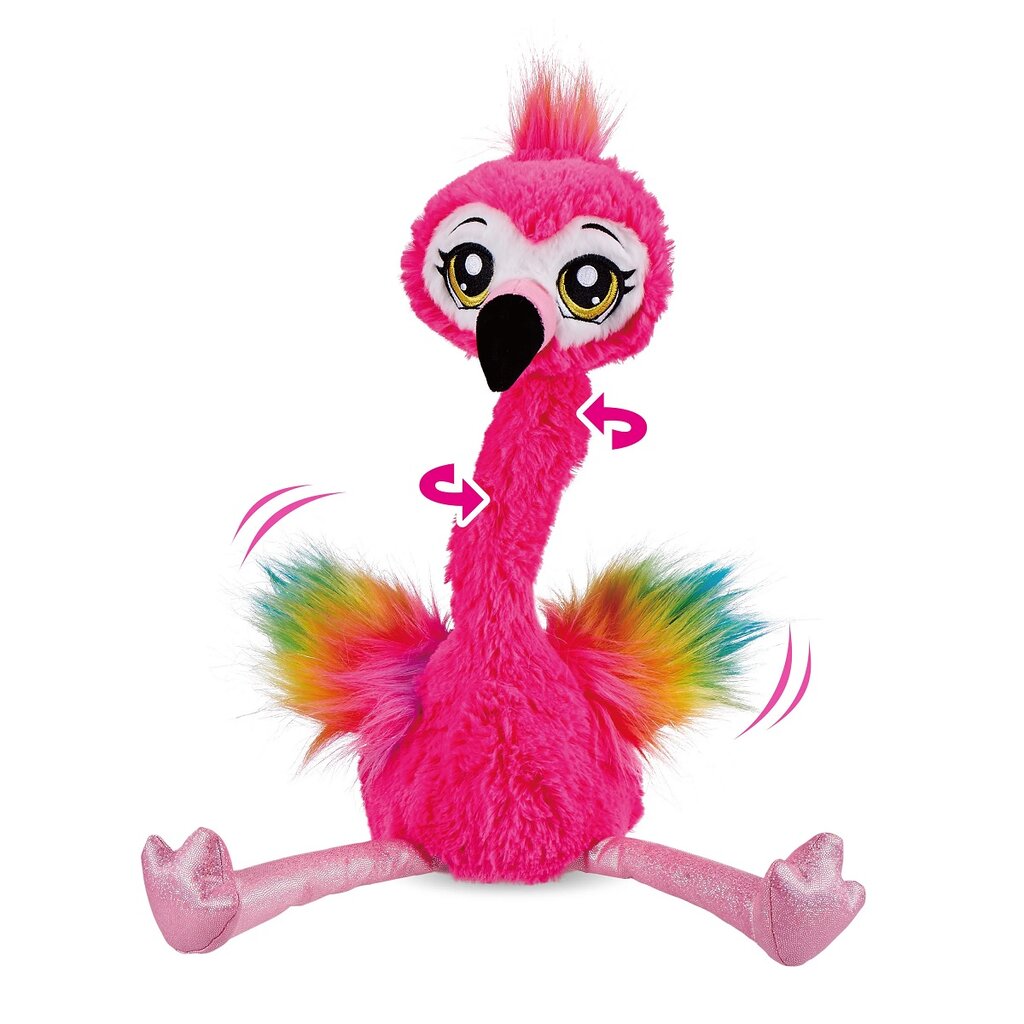 Interaktiivinen lelu Zuru Pets Alive Frankie Flamingo, 1 kpl hinta ja tiedot | Pehmolelut | hobbyhall.fi