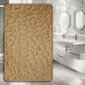 Memory foam matto "Benedomo" Tumman beige, 60x100 cm hinta ja tiedot | Kylpyhuoneen sisustus | hobbyhall.fi