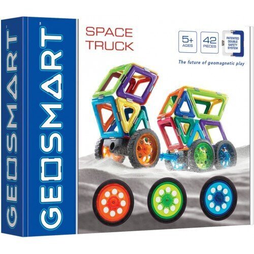 GeoSmart Space Truck Magneettinen rakennussetti 42 kpl hinta ja tiedot | LEGOT ja rakennuslelut | hobbyhall.fi