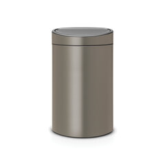 Roskakori Touch Bin 10 + 23L Platinum hinta ja tiedot | Roska-astiat | hobbyhall.fi