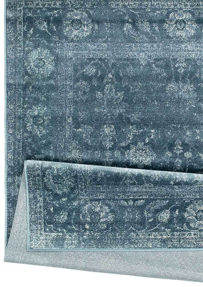 Narma Maya -viskoosimatto, harmaa-sininen 65 x 135 cm hinta ja tiedot | Isot matot | hobbyhall.fi