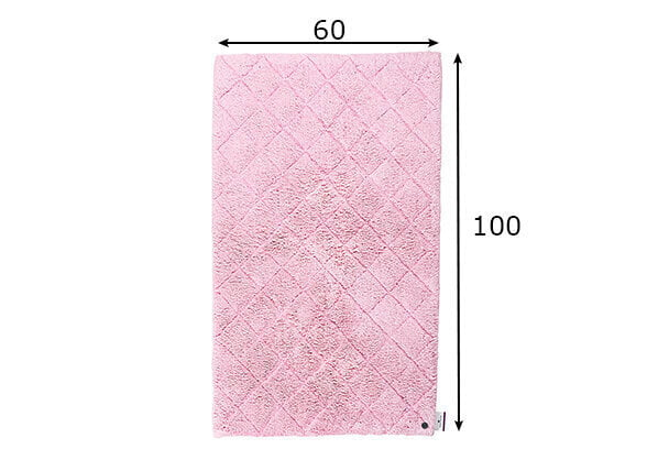 Tom Tailor kylpyhuonematto Cotton Pattern, pinkki 60x120 cm hinta ja tiedot | Isot matot | hobbyhall.fi