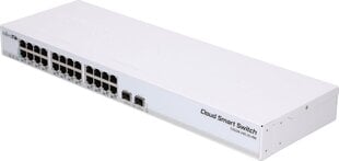 MikroTik MT CSS326-24G-2S+RM hinta ja tiedot | Reitittimet ja modeemit | hobbyhall.fi