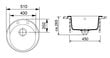 Tiskiallas FRANKE RONDA ROG 610-41 hinta ja tiedot | Keittiöaltaat | hobbyhall.fi