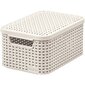 Curver Rattan Style säilytyslaatikko 29,1 cm x 19,8 cm x 14,2 cm hinta ja tiedot | Säilytyslaatikot ja -korit | hobbyhall.fi