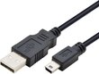 TB AKTBXKU3PBAW18B, USB / mini USB, 1,8 m hinta ja tiedot | Kaapelit ja adapterit | hobbyhall.fi