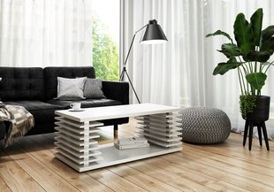 Sohvapöytä ADRK Furniture Veinis, valkoinen hinta ja tiedot | Sohvapöydät | hobbyhall.fi