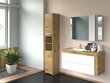 Korkea kylpyhuonehylly S30, ruskea hinta ja tiedot | Kylpyhuonekaapit | hobbyhall.fi