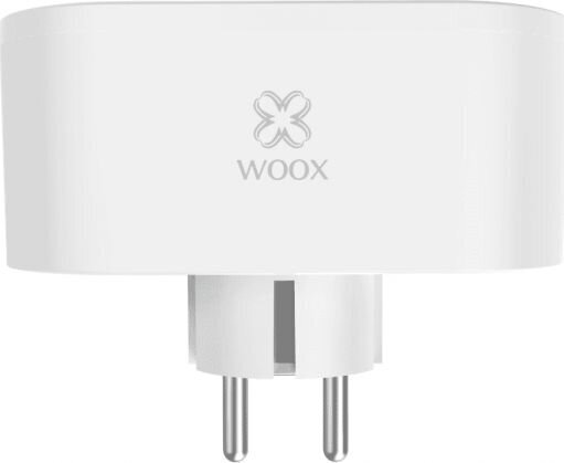 Kaksinkertainen älykäs pistorasia Woox WiFi Smart 16A kauko-ohjattava (Android/iOS) Tuya hinta ja tiedot | Älylaitteiden lisätarvikkeet | hobbyhall.fi