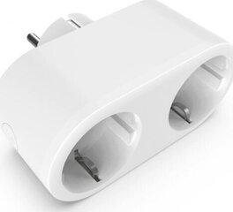 Kaksinkertainen älykäs pistorasia Woox WiFi Smart 16A kauko-ohjattava (Android/iOS) Tuya hinta ja tiedot | Älylaitteiden lisätarvikkeet | hobbyhall.fi