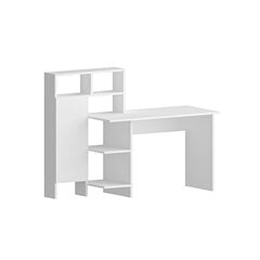 Työpöytä Kalune Design 550 (I), 111,8 cm, valkoinen hinta ja tiedot | Tietokonepöydät ja työpöydät | hobbyhall.fi