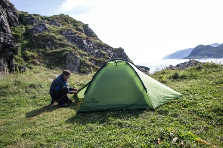 Teltta Fjord Nansen Rekvik II, vihreä hinta ja tiedot | Teltat | hobbyhall.fi