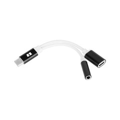 REBEL USB-C - Jack 3.5mm adapteri 0,15m hinta ja tiedot | Puhelinkaapelit | hobbyhall.fi