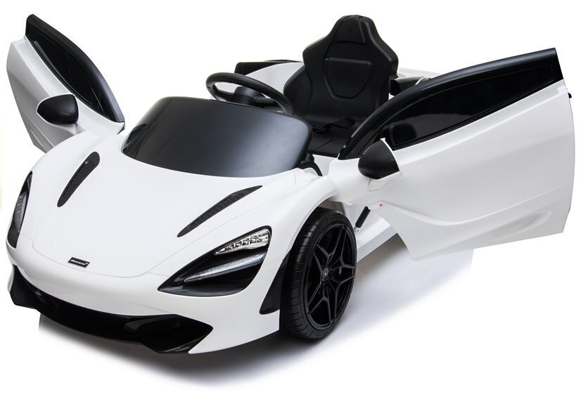 McLaren 720S lasten sähköauto, valkoinen hinta ja tiedot | Lasten sähköautot | hobbyhall.fi