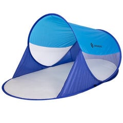 Springos POP-UP, 200x120x95 cm, sininen rantateltta hinta ja tiedot | Teltat | hobbyhall.fi