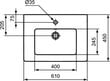 Ideal Standard Tempo -pesuallas, 61 cm, E066801, valkoinen hinta ja tiedot | Pesualtaat | hobbyhall.fi