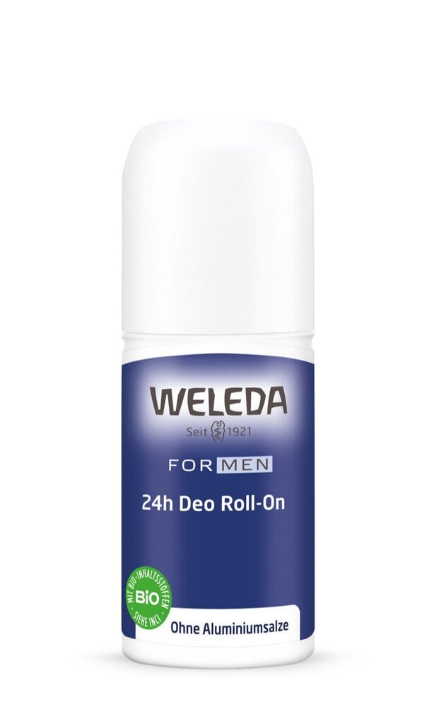 Roll-on deodorantti miehille Weleda 24h, 50ml hinta ja tiedot | Deodorantit | hobbyhall.fi