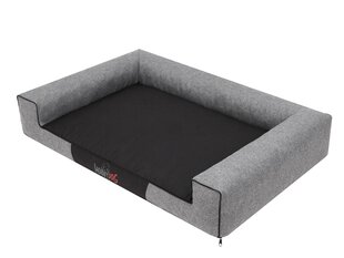 Hobbydog Victoria Light Grey Ekolen XXL -pesäpeti koiralle, 118 x 78 cm, tummanharmaa hinta ja tiedot | Pedit ja pesät | hobbyhall.fi