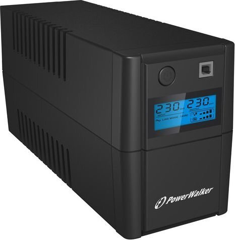 PowerWalker VI 650 SE LCD hinta ja tiedot | UPS-laitteet | hobbyhall.fi